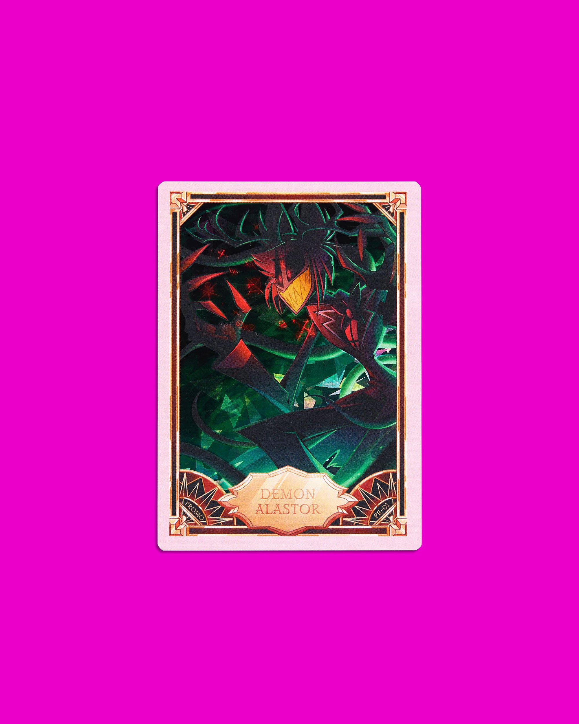 Hazbin Hotel Trading Cards Demon Alastor Cracked Ice Promo Card