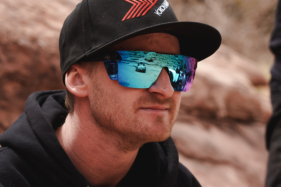Performance Quatro Sunglasses: Galaxy Z87+ | Heat Wave Visual