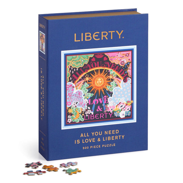 Liberty All You Need is Love 500 Piece Book Puzzle – Hester & Cook