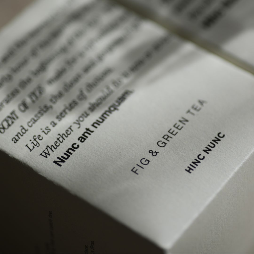HINC NUNC アロマキャンドル フィグ&グリーンティー FIG & GREEN TEA