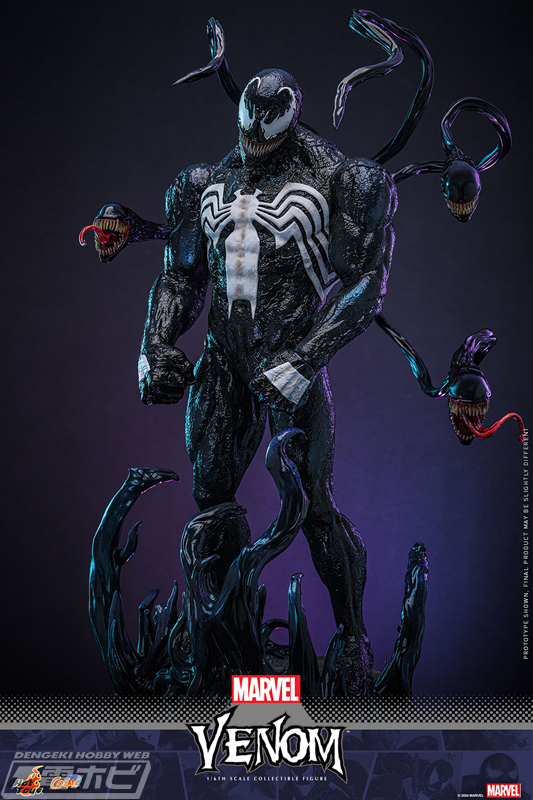 マーベル・コミックの『ヴェノム』が1/6スケールの可動フィギュアと