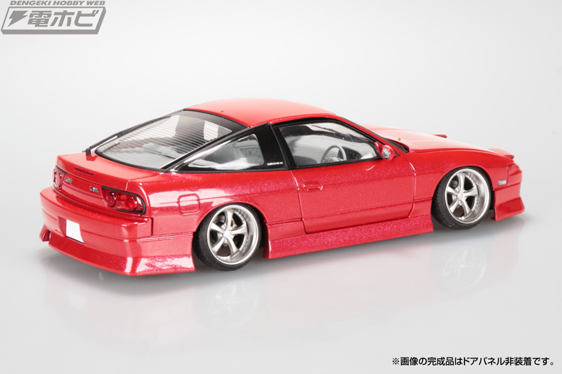 アオシマのプラモデル「ザ☆チューンドカー」に「180SX」のBNスポーツ