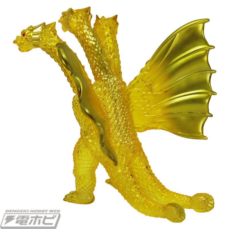 完全新規造形のキングギドラや人気カラー「ゴジラブルー」となった