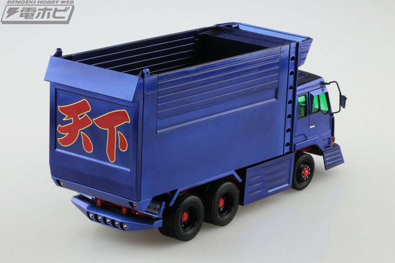 プラモデル「ザ☆デコトラ」シリーズの「二代目通販☆番長」がアオシマ