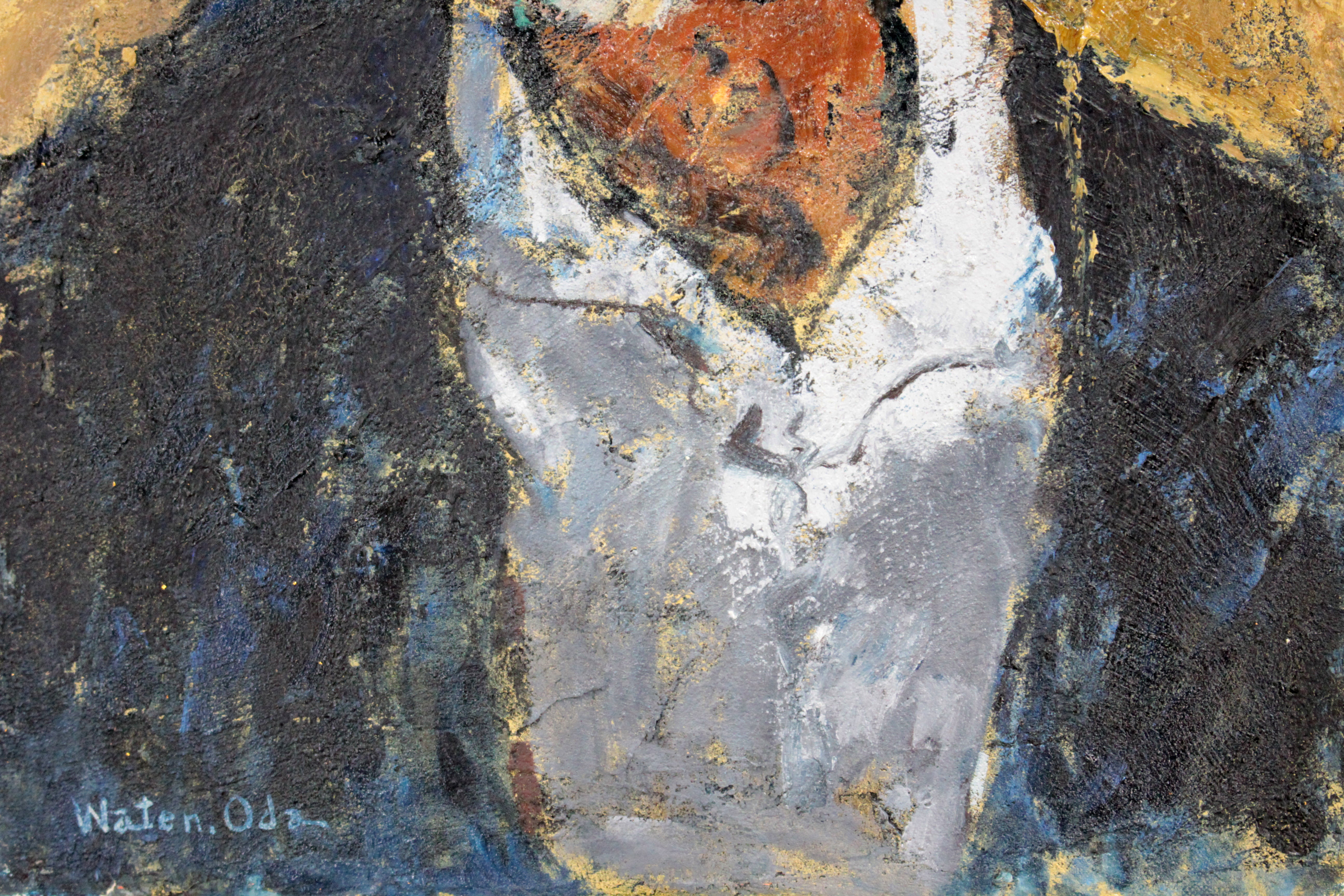 小田和典 『老人』 油彩画 - 北海道画廊