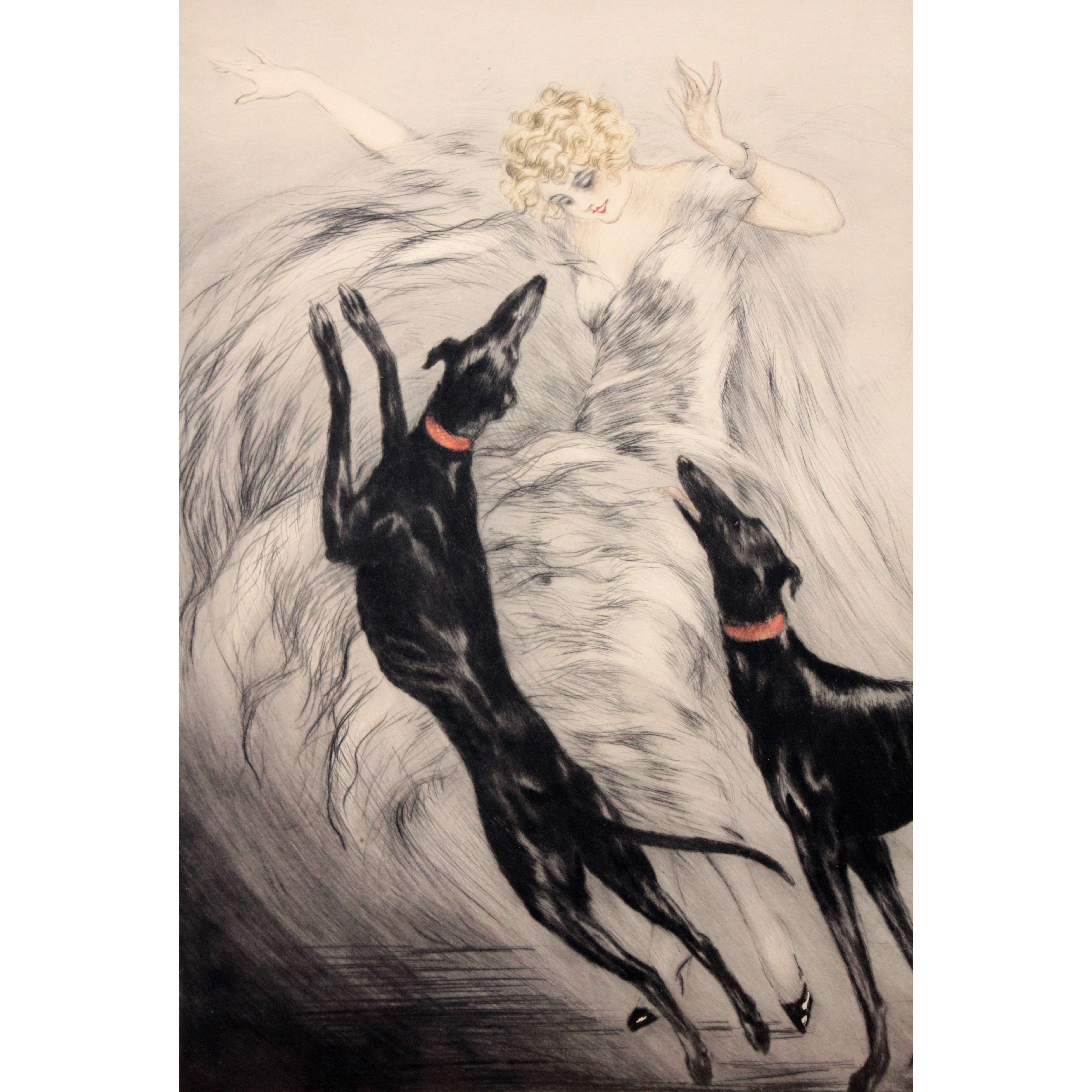 ルイ・イカール 『コーシング2』 オリジナルエッチング - 北海道画廊