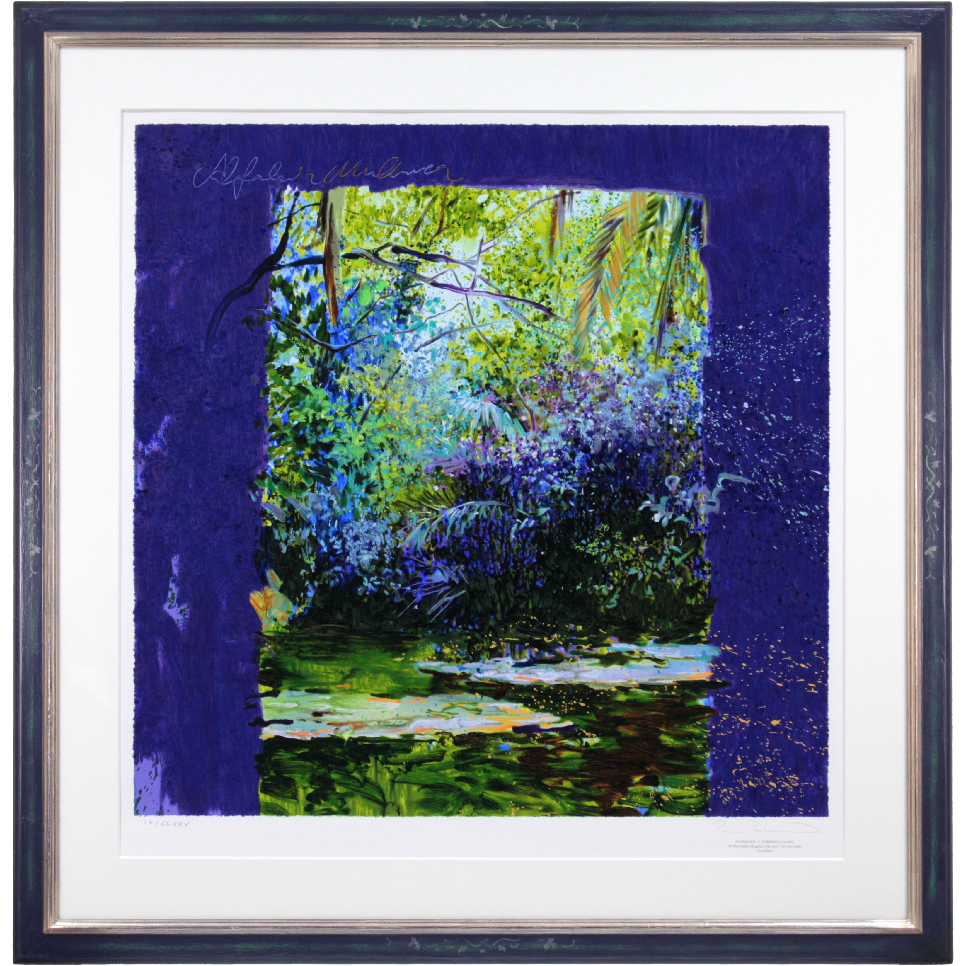 トレンツ・リャド 『アルファビアの朝』 シルクスクリーン - 北海道画廊