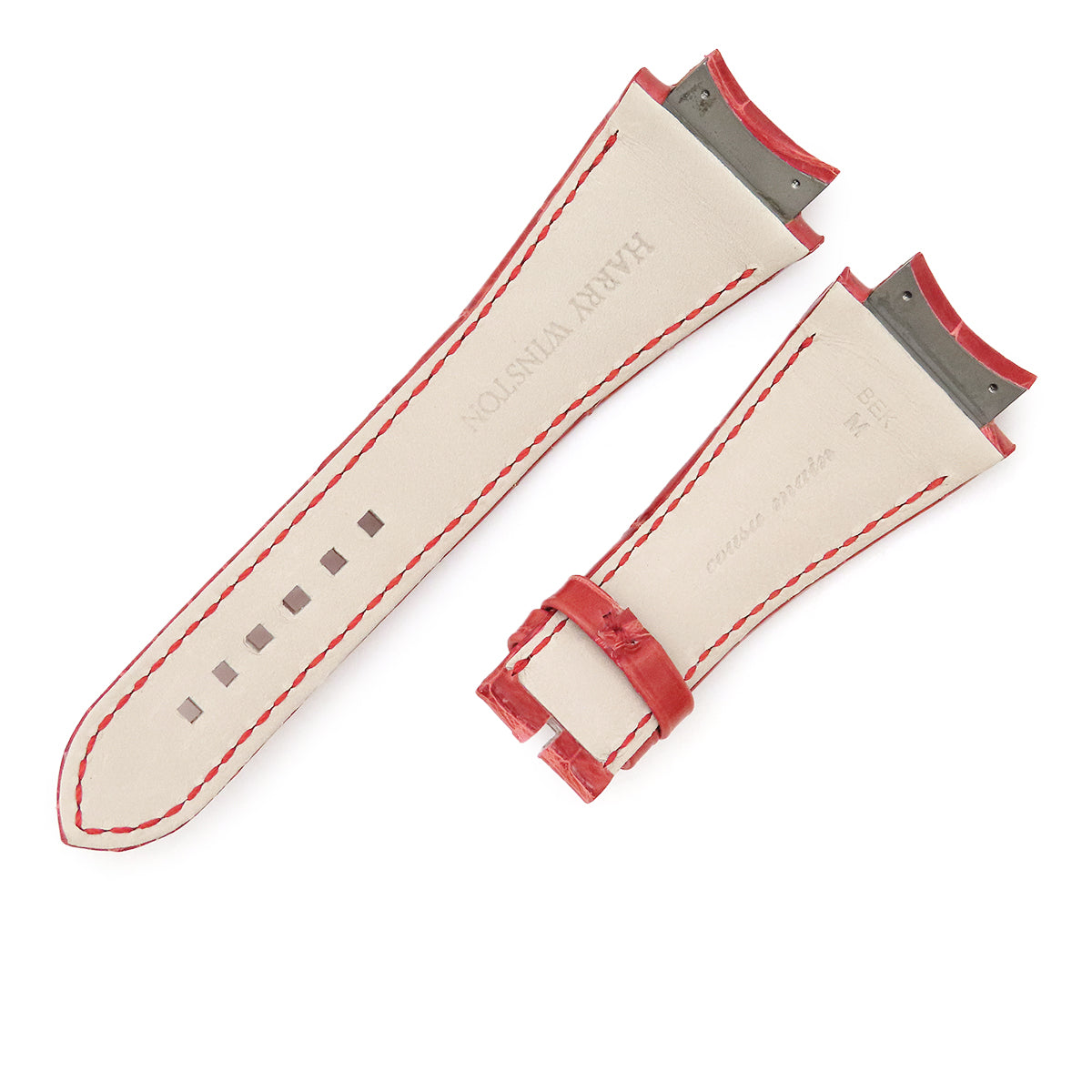 ハリーウィンストン Harry Winston レッド クロコダイル 腕時計パーツ