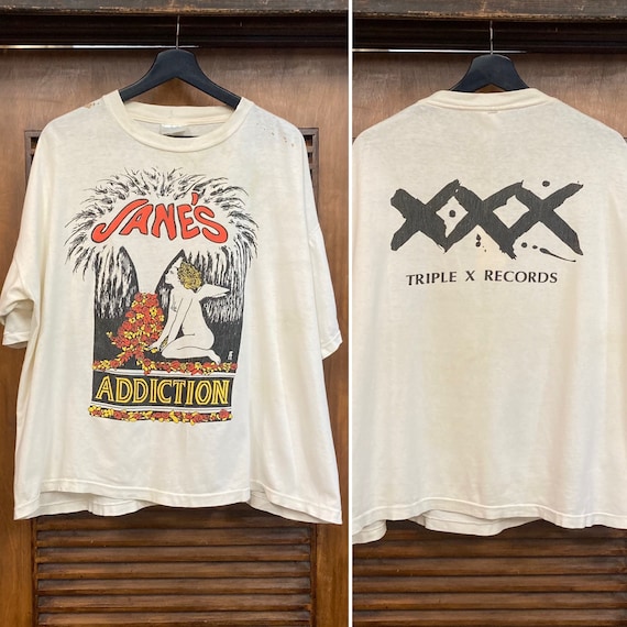 Vintage 1980's From 1987 “jane's Addiction” Original Rock Band T