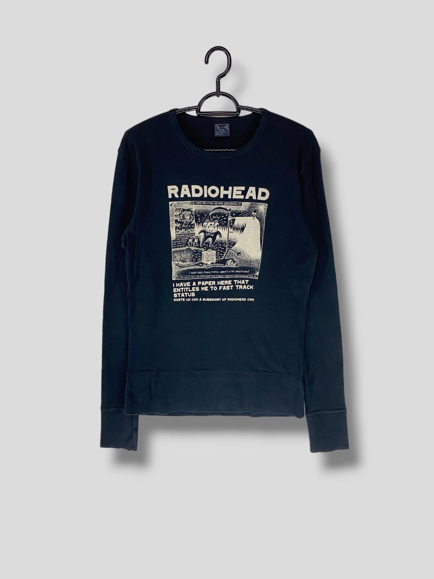 Vintage Radiohead Ice Cap Melting Stanley Donwood Art Longsleeve