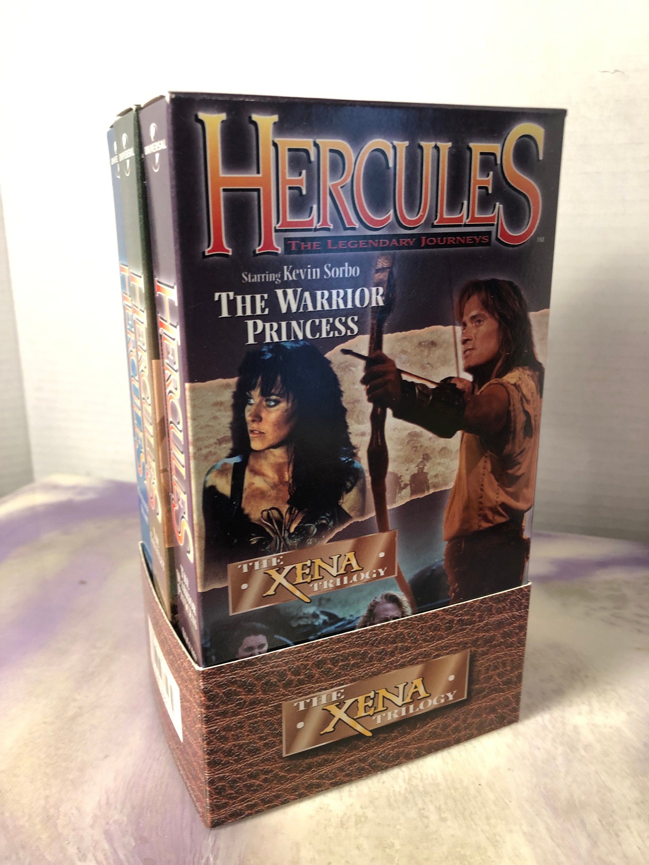 Vintage Hercules the Legendary Journeys - the Xena Trilogy VHS Box