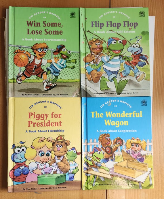 1990 年代のヴィンテージ ジム ヘンソン マペット ブック - ワイン