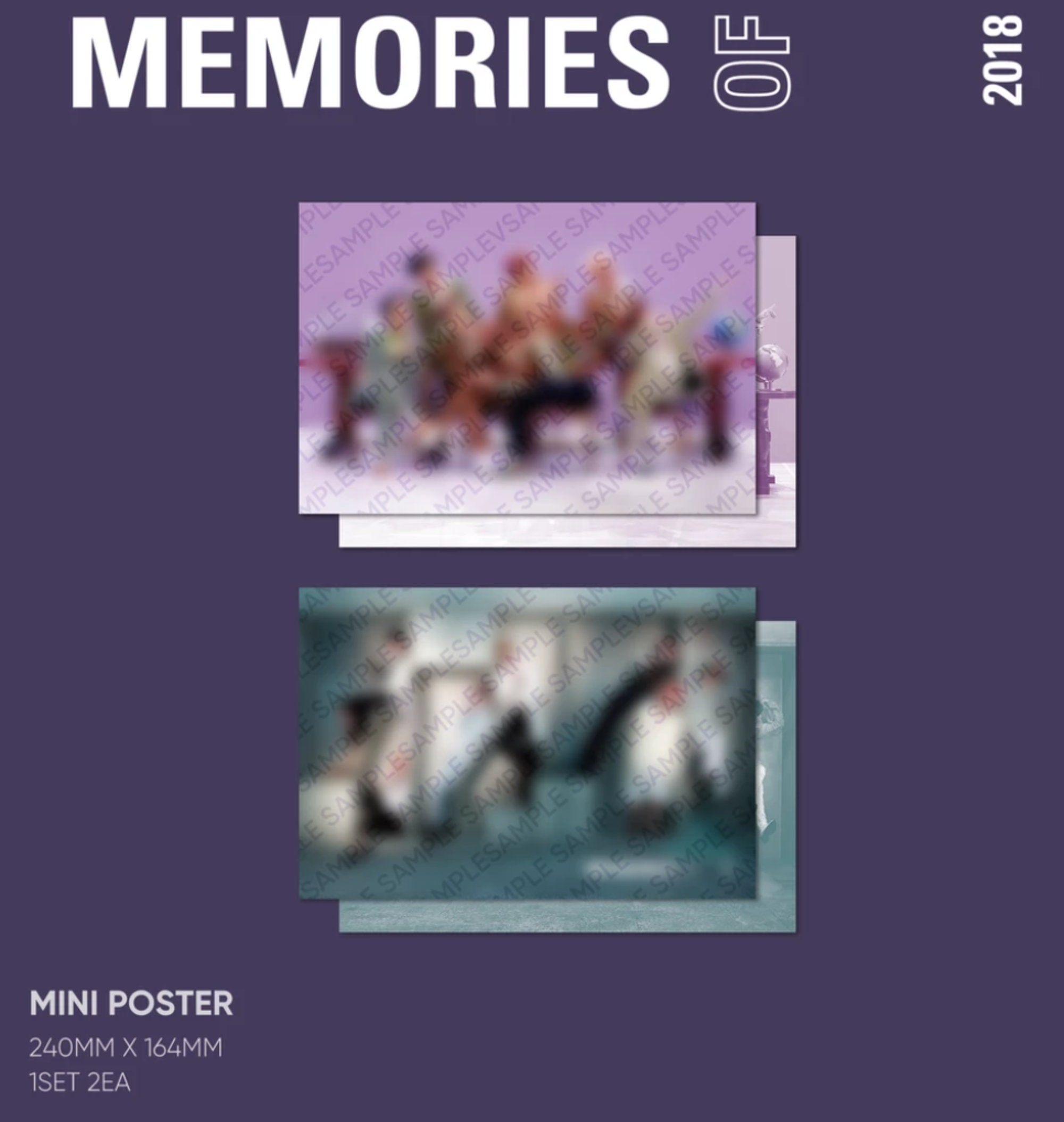 BTS Opened 2018 Memories DVD Package With Random 1 Original
