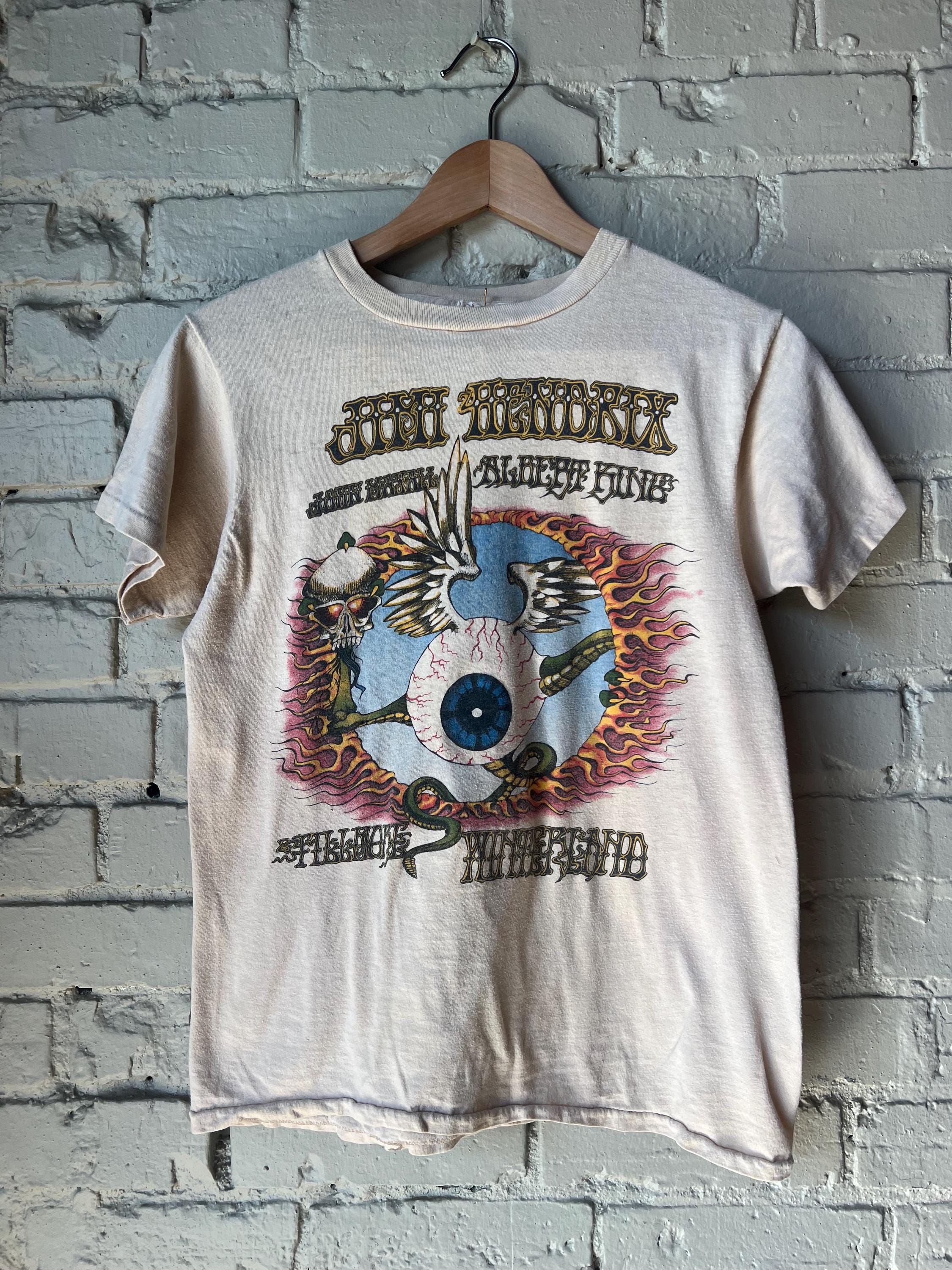 Small, 1970s Jimi Hendrix Flying Eyeball Winterland T-shirt