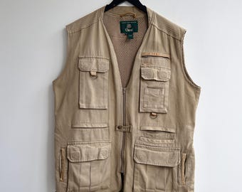 Vintage ORVIS Hunting Vest 1990s Men's Waistcoat Size M Fly