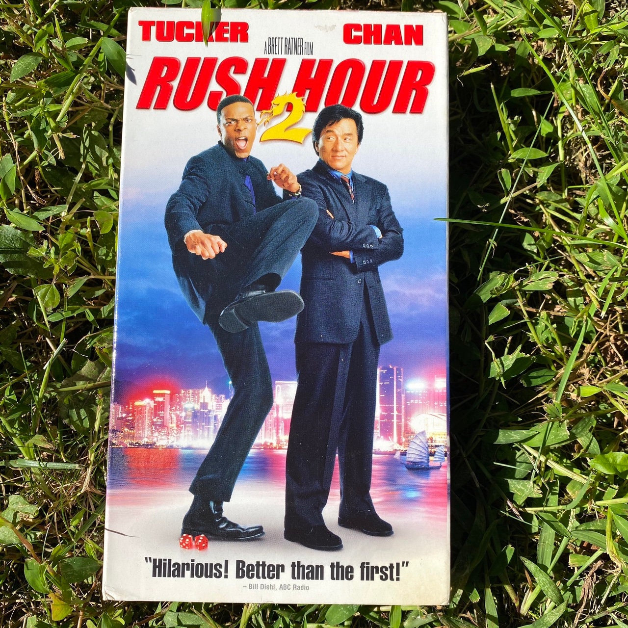 Rush Hour 2 VHS VCR Video Tape Movie Chris Tucker, Jackie Chan