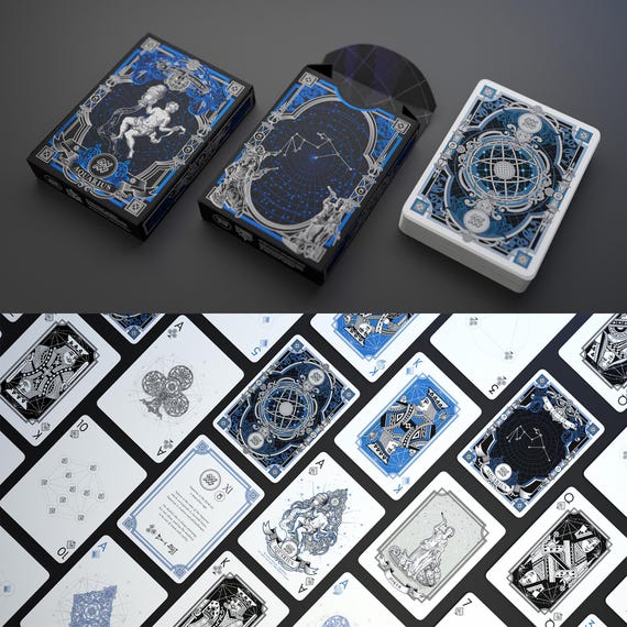 Zodiac Portents Playing Cards Astrological Constellations Casino