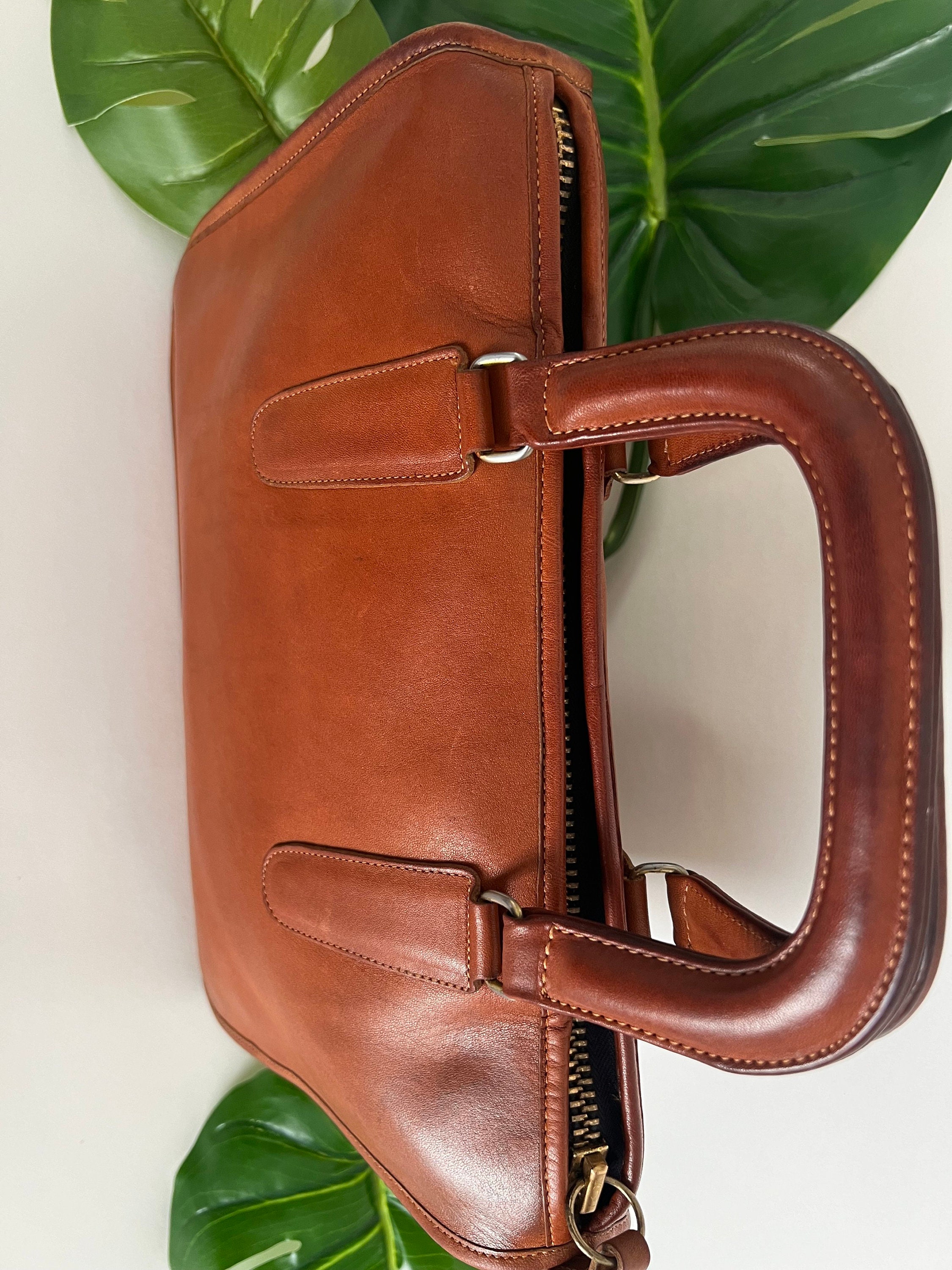 Vintage Coach | Original NYC Factory | Large Slim Satchel (handle