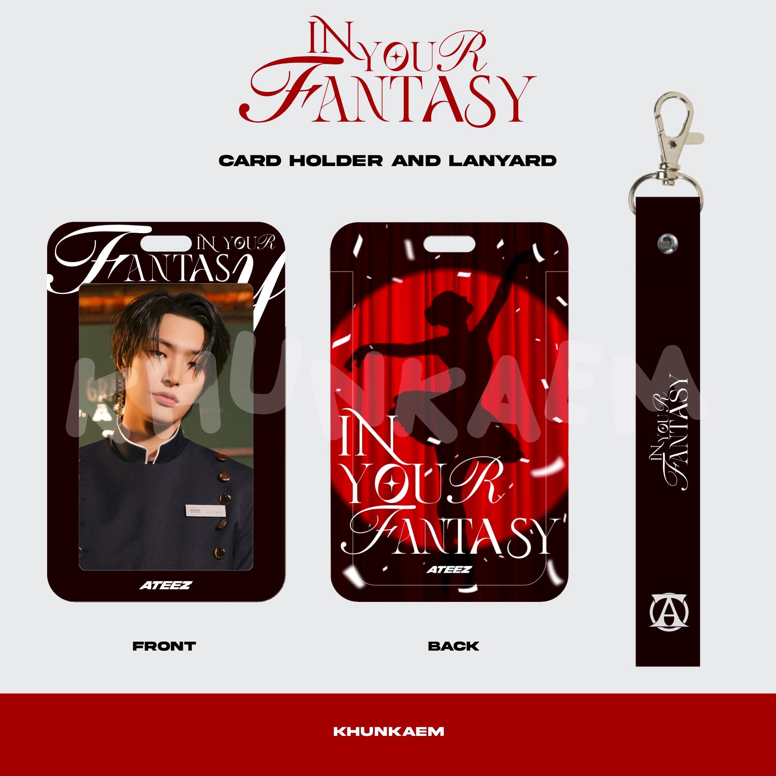 ATEEZ 'in Your Fantasy' Photocard Holder and Lanyard - Etsy