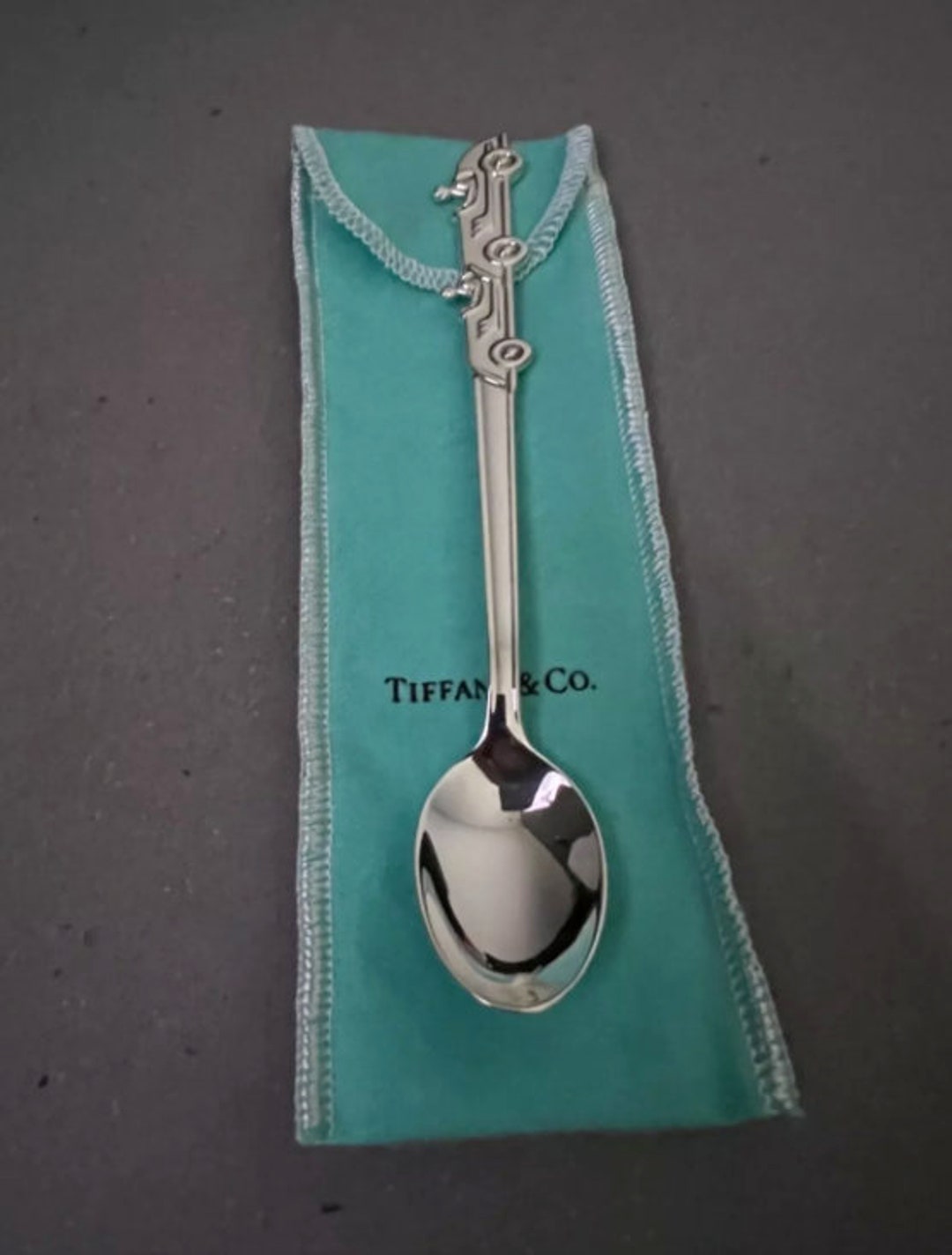 Tiffany & Co. Sterling Silver Racing Cars Baby Spoon - Etsy