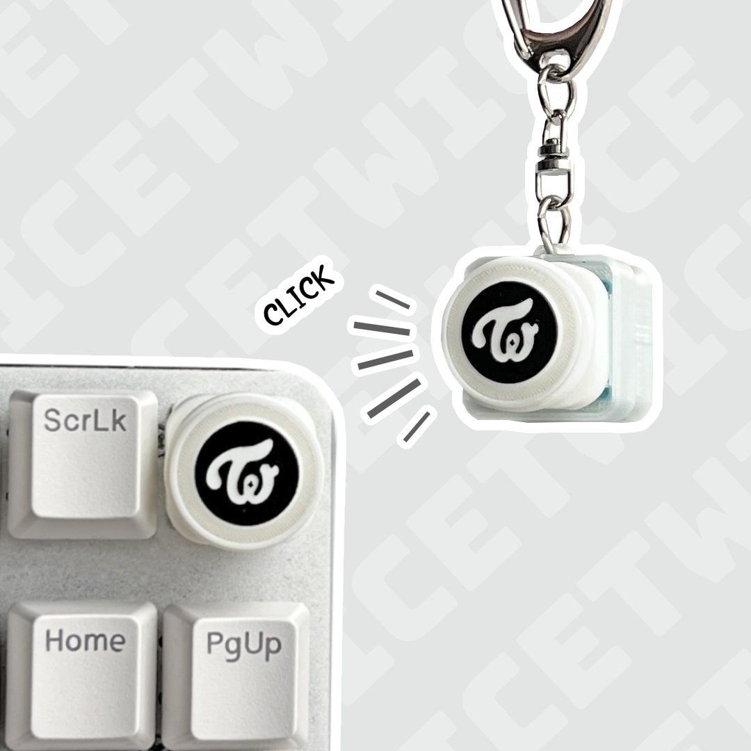 TWICE Keycap & Keychain | Stress Relief Fidget Toy | K-pop