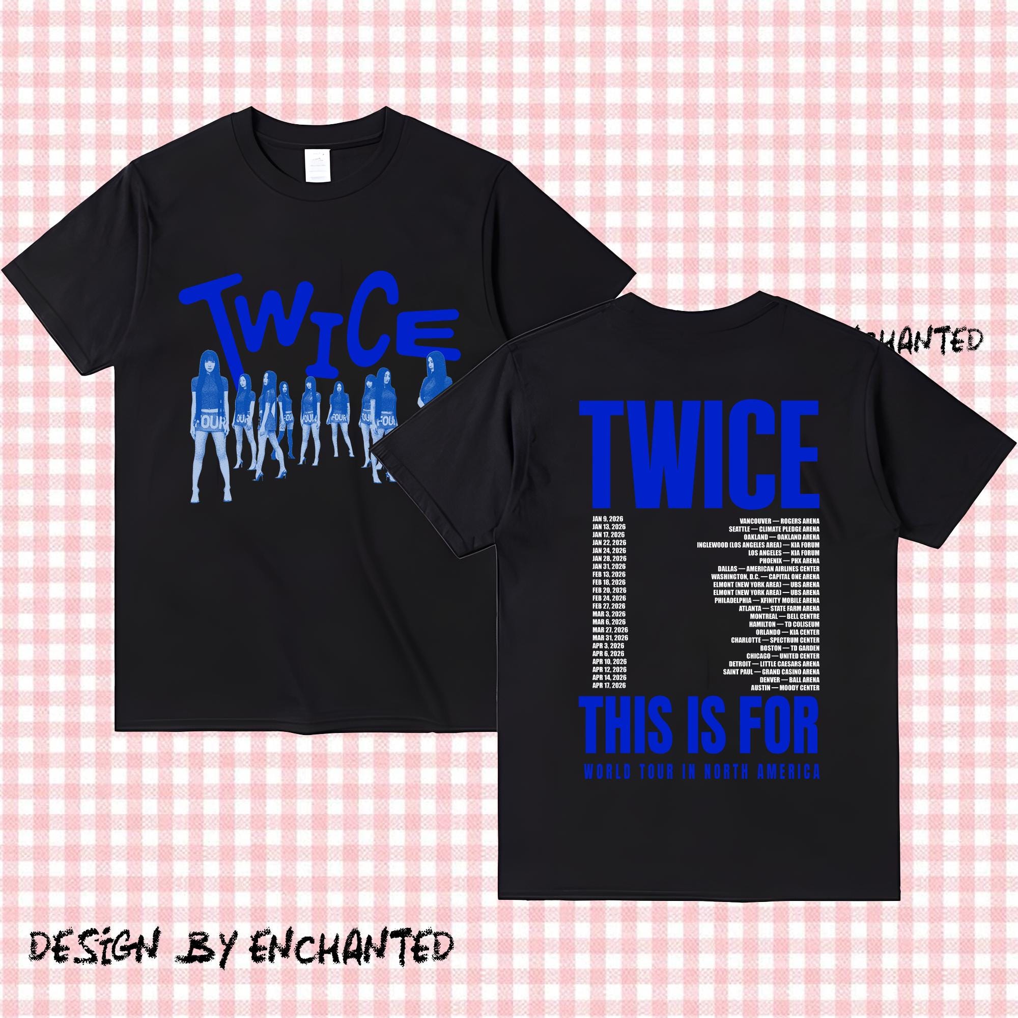 Twice This is for World Tour in US Shirt, Twice World Tour 2026