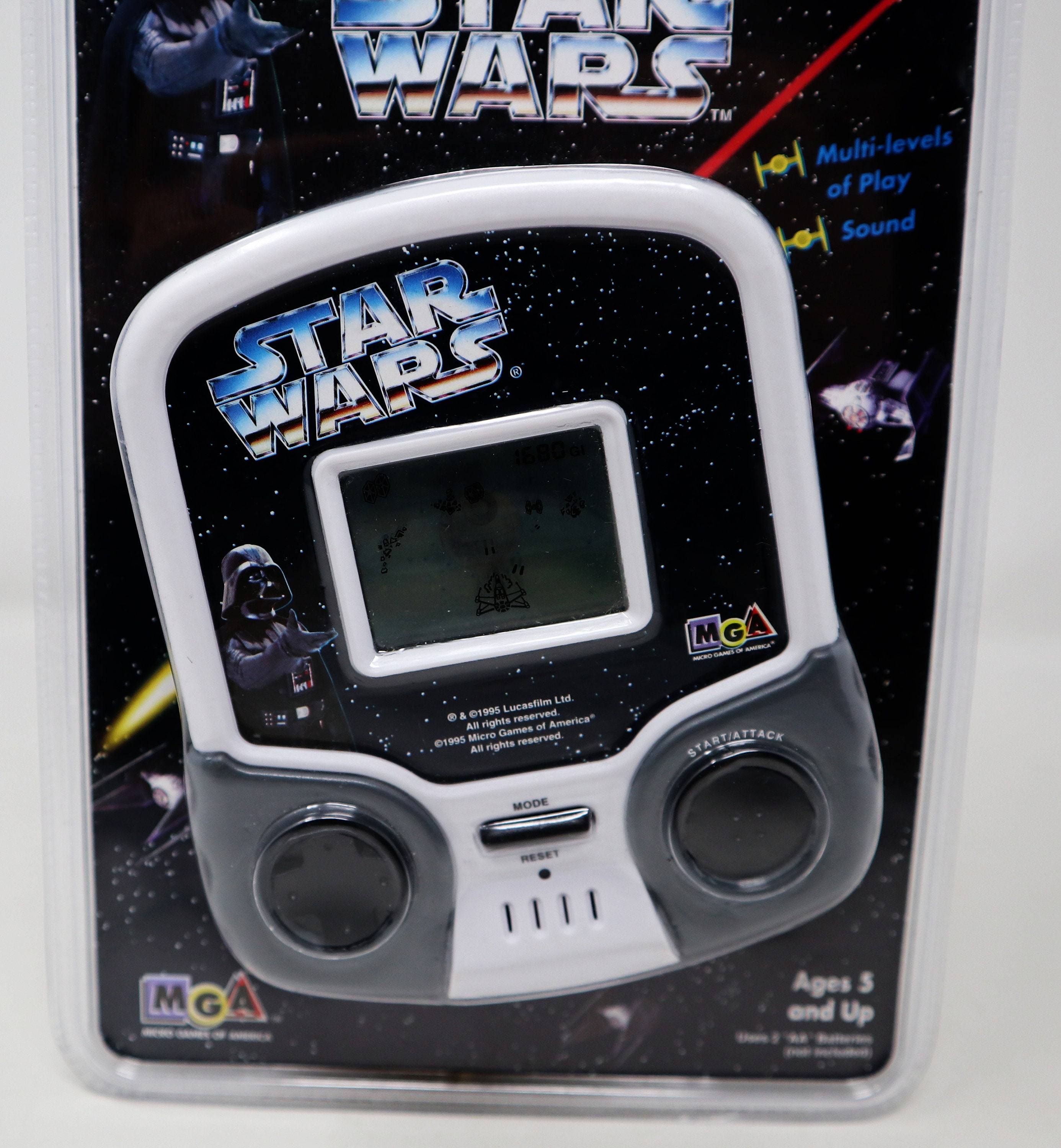 Vintage 1995 90s MGA Micro Games of America Star Wars Handheld