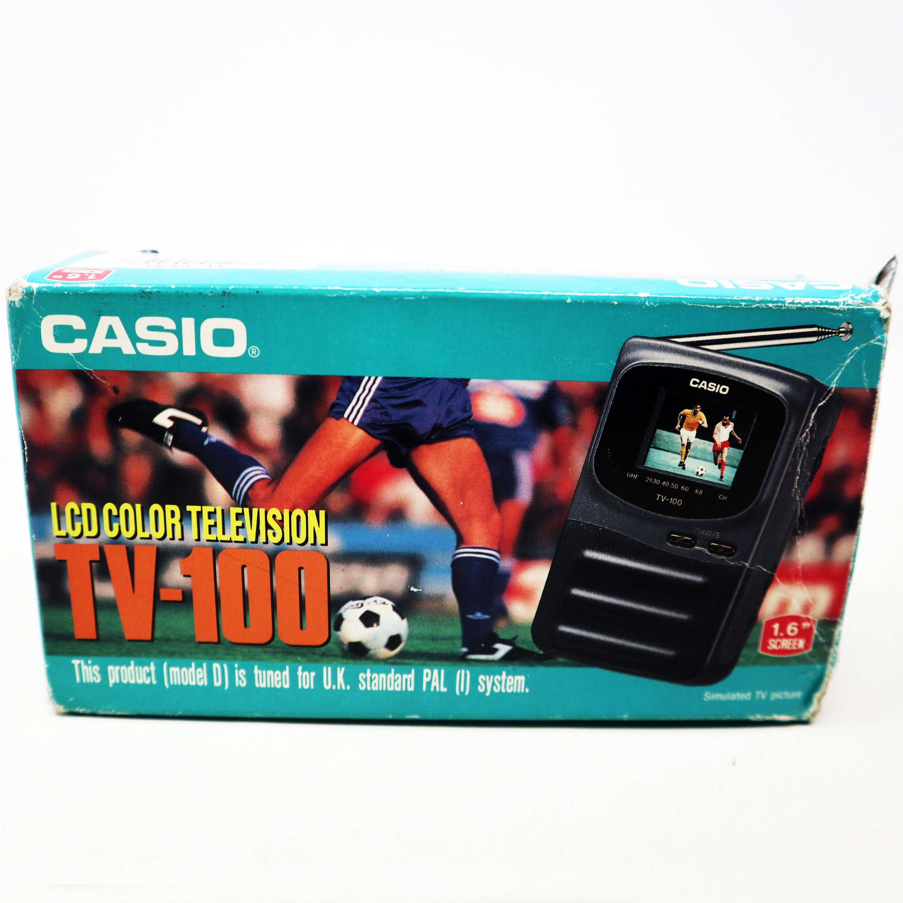 ビンテージ カシオ LCD カラーテレビ TV-100 ポケット ポータブル