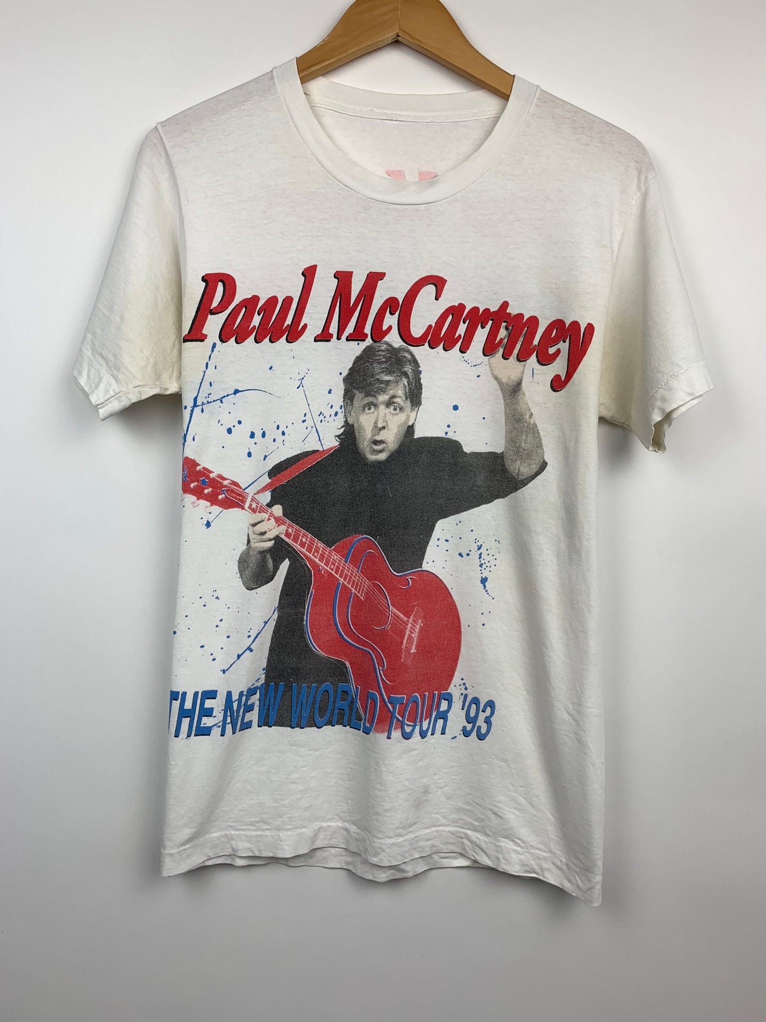 Vintage Paul Mccartney World Tour 1993 Band T Shirt Beatles - Etsy