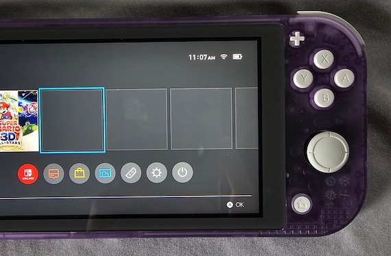 Atomic Purple Custom Nintendo Switch Lite Console With White