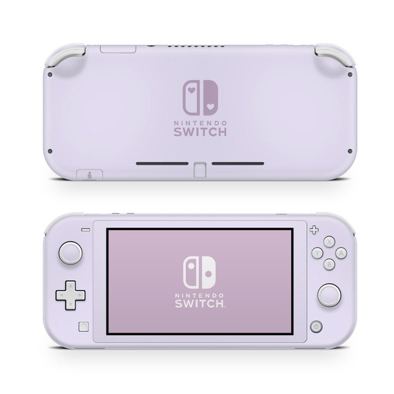 Nintendo Switch Lite Skin Wrap Premium Vinyl Pastel Lilac Purple