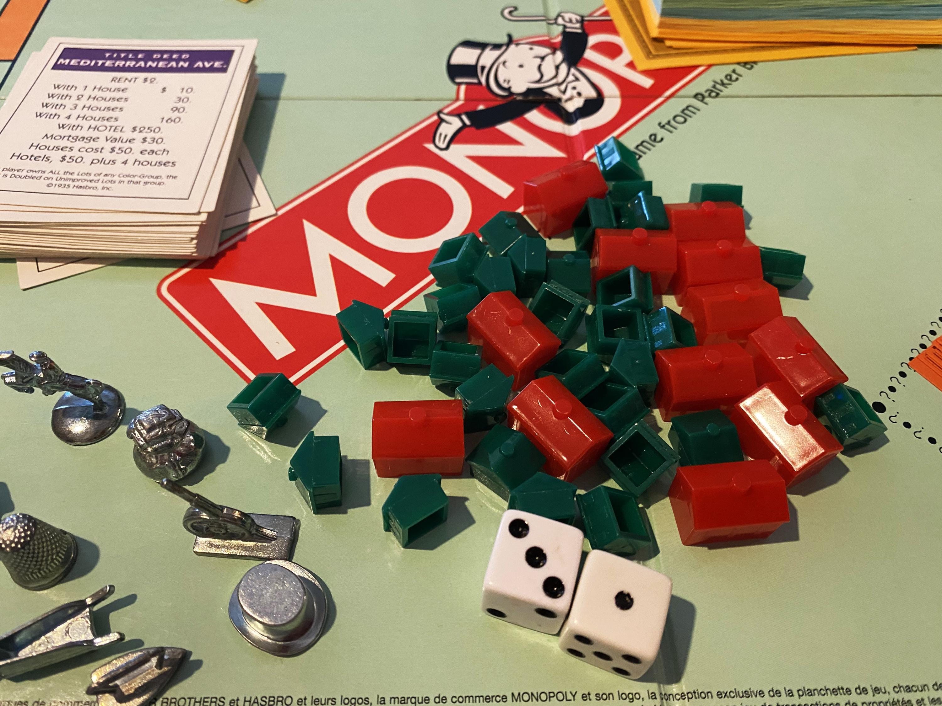 パーカーブラザーズ モノポリーゲーム - 不動産ゲーム #7267 - Etsy 日本