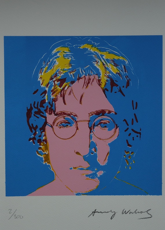 Fine POP ART Beatles Lennon Limited Edition Silkscreen Serigraph