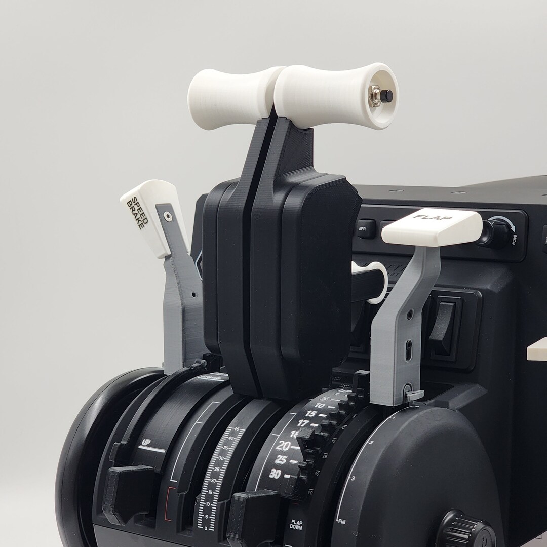 787 PRO V3 Full Electronic Thrust Lever Set, for Honeycomb Bravo