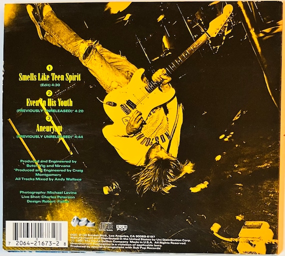 Nirvana – Smells Like Teen Spirit (CD Single) - Etsy UK