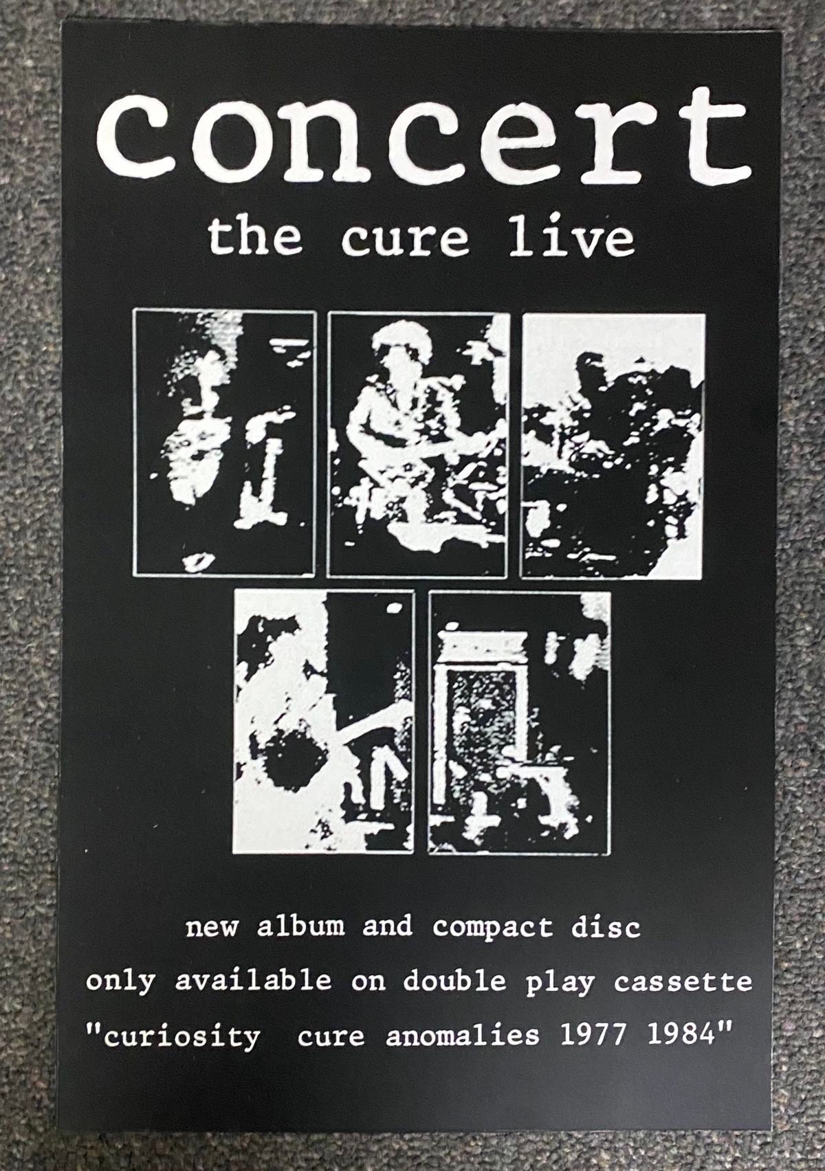 The Cure - Concert Live - 11x17 Poster Print - Etsy