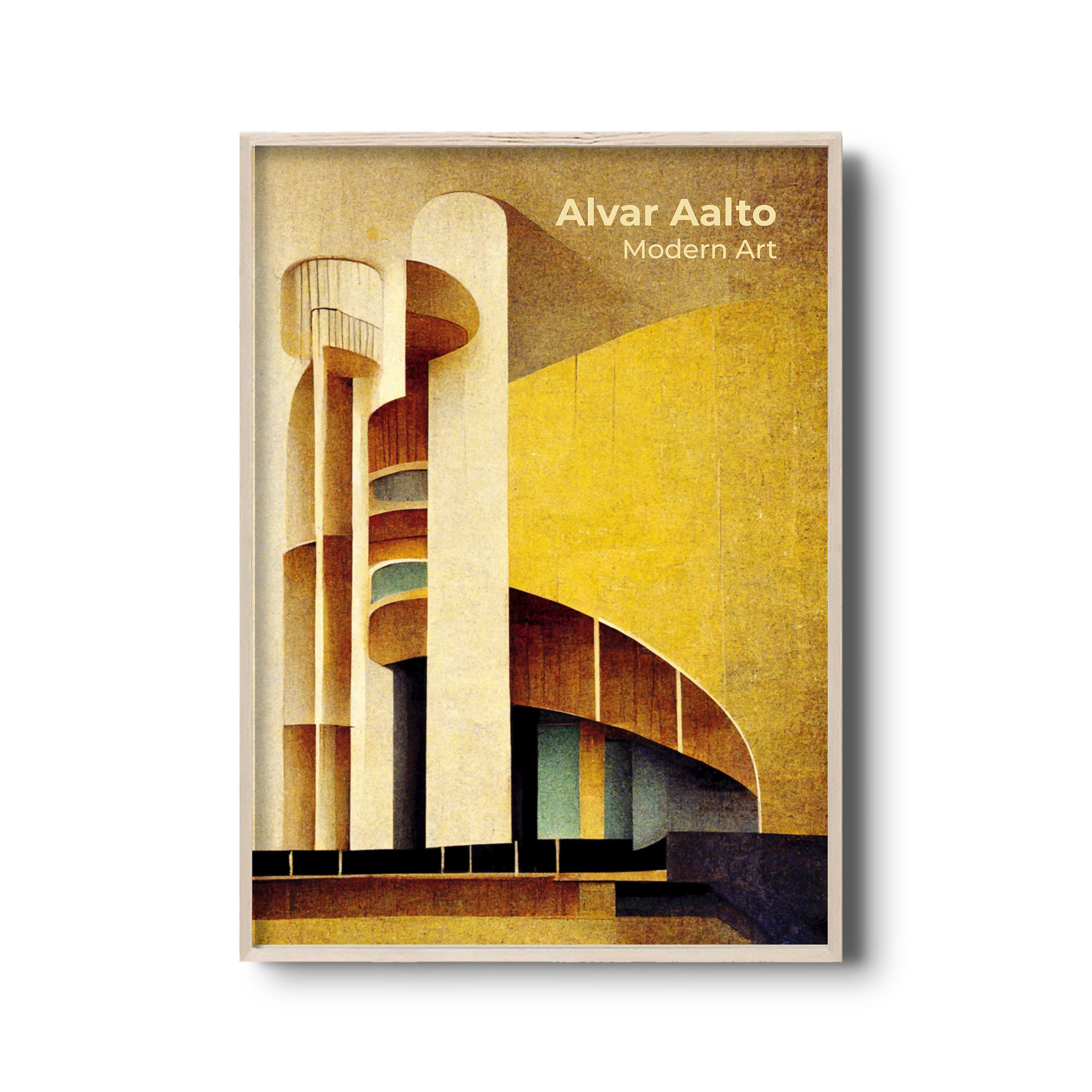 Architecture Wall Art | Alvar Aalto Architect | Modernist