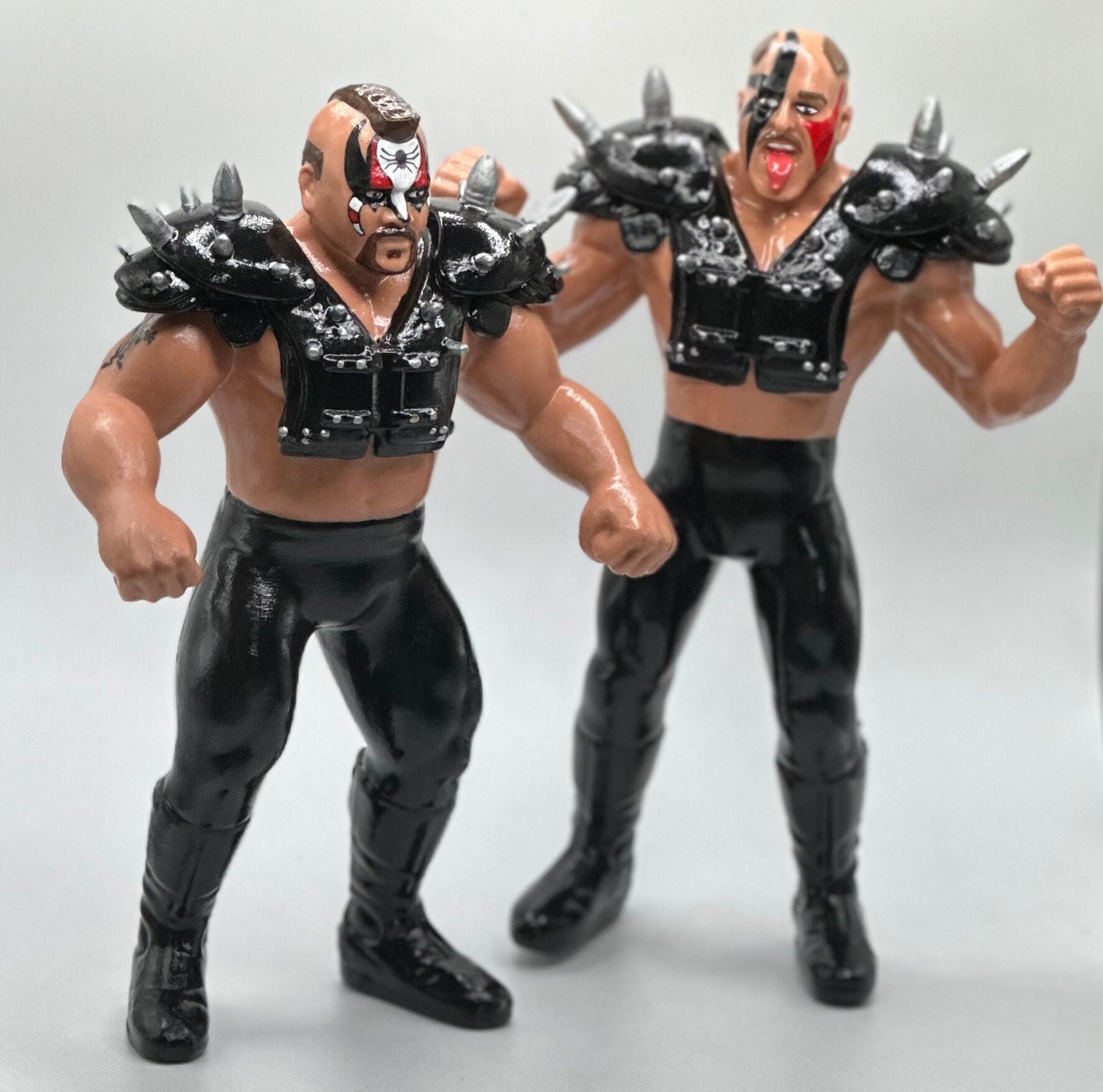 The Road Warriors Animal & Hawk W/ Pads LOD WWF Ljn Inspired XOX