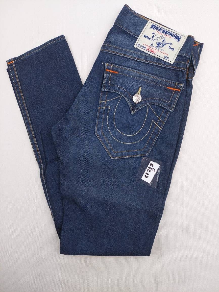 True Religion Jeans Size 29 W30 L33 True Religion Skinny W/flaps