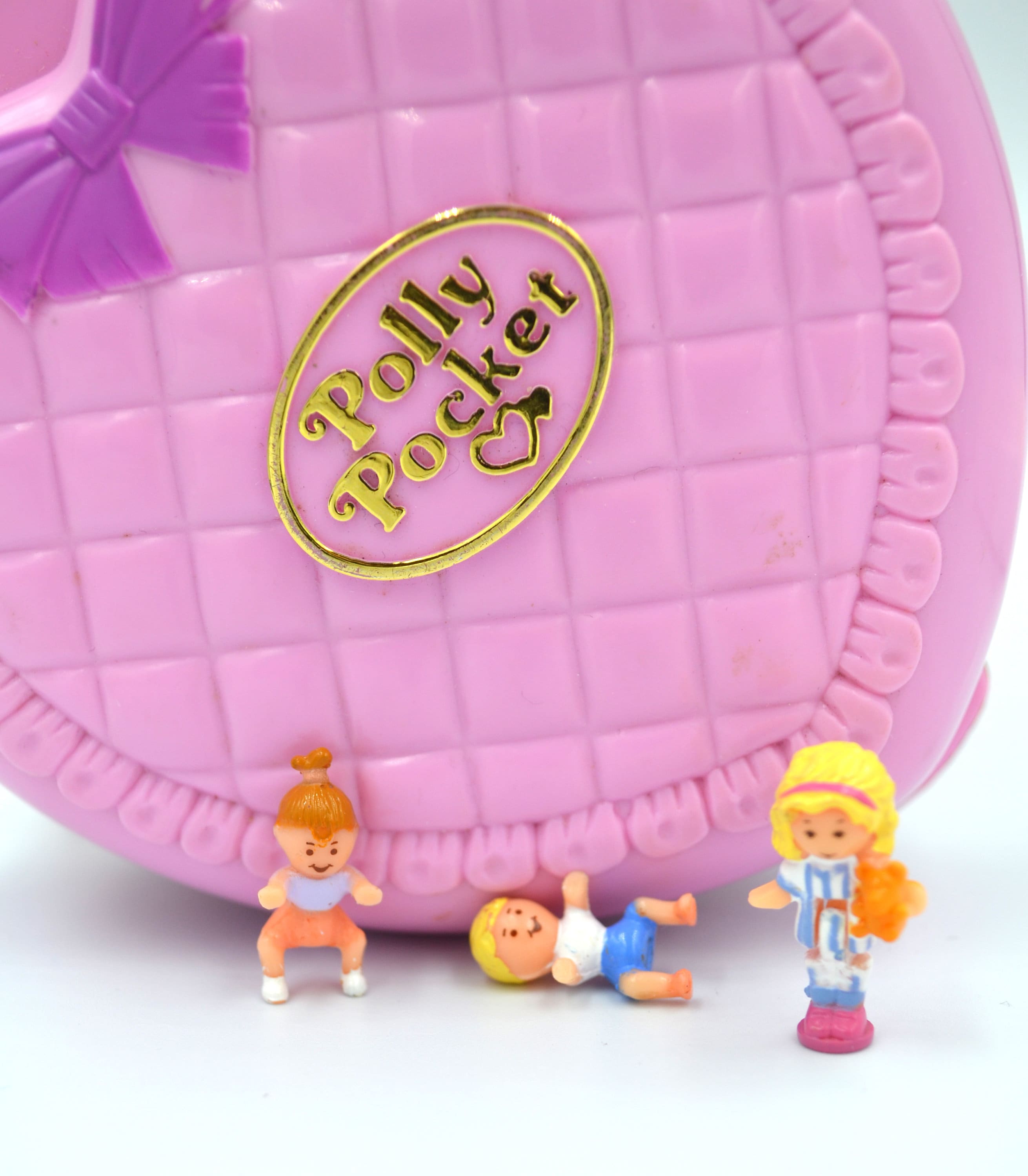 Vintage Polly Pocket, Polly Pocket Pink Heart perfect playroom