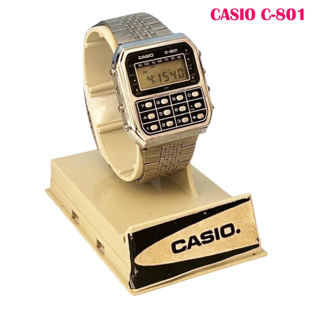 Retro Vintage Casio C-801/ Mens Watch Digital Quartz Casio
