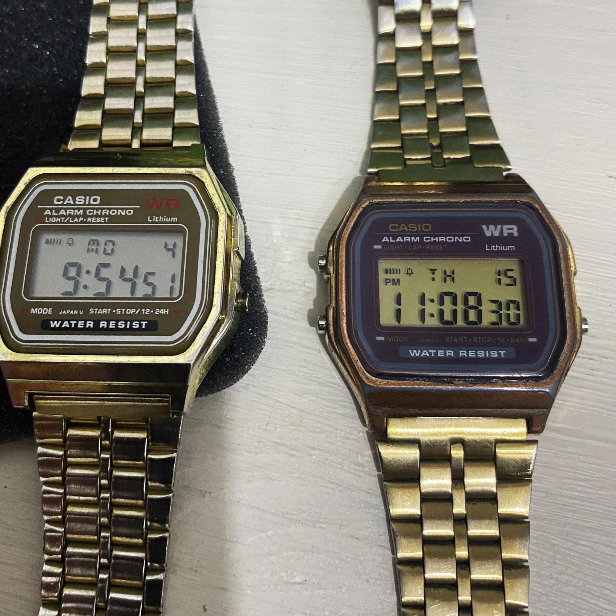 ヴィンテージ カシオ オリジナル A159W- A159WGE ファミリーセット 2個