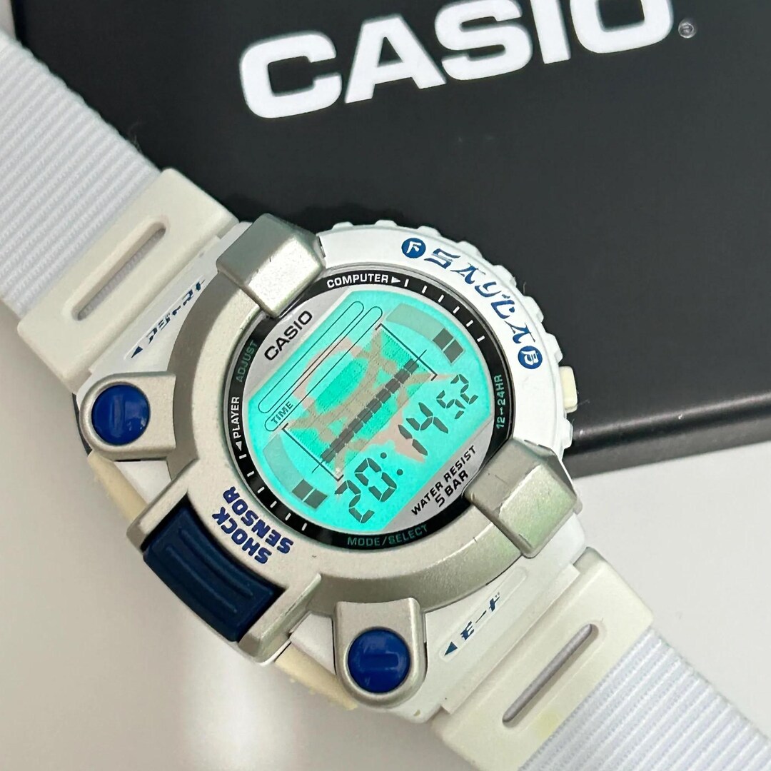 CASIO JG-310-4T Cyber Max Japanese Digital Watch Rare Vintage Very