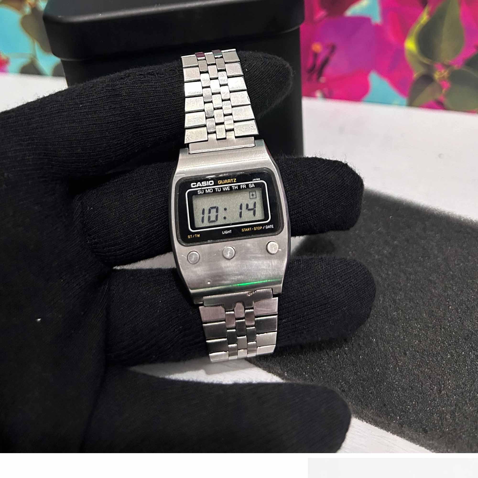 RARE Casio 50QS-17 3 BUTTON Led Digital Watch Fully Working Japan