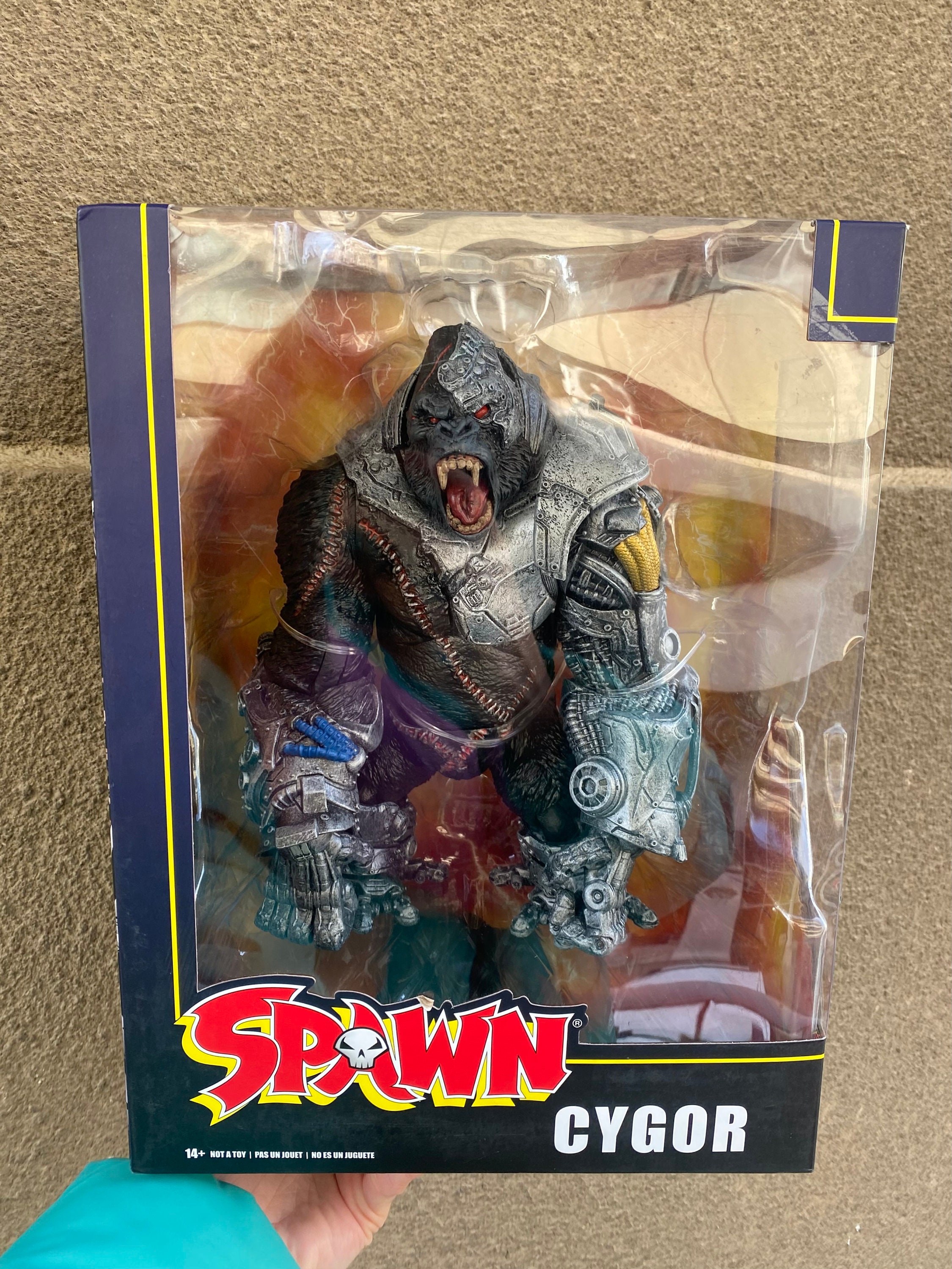 Collector's Spawn Cygor Mega Action Figure, Cy-gor Cyberborg