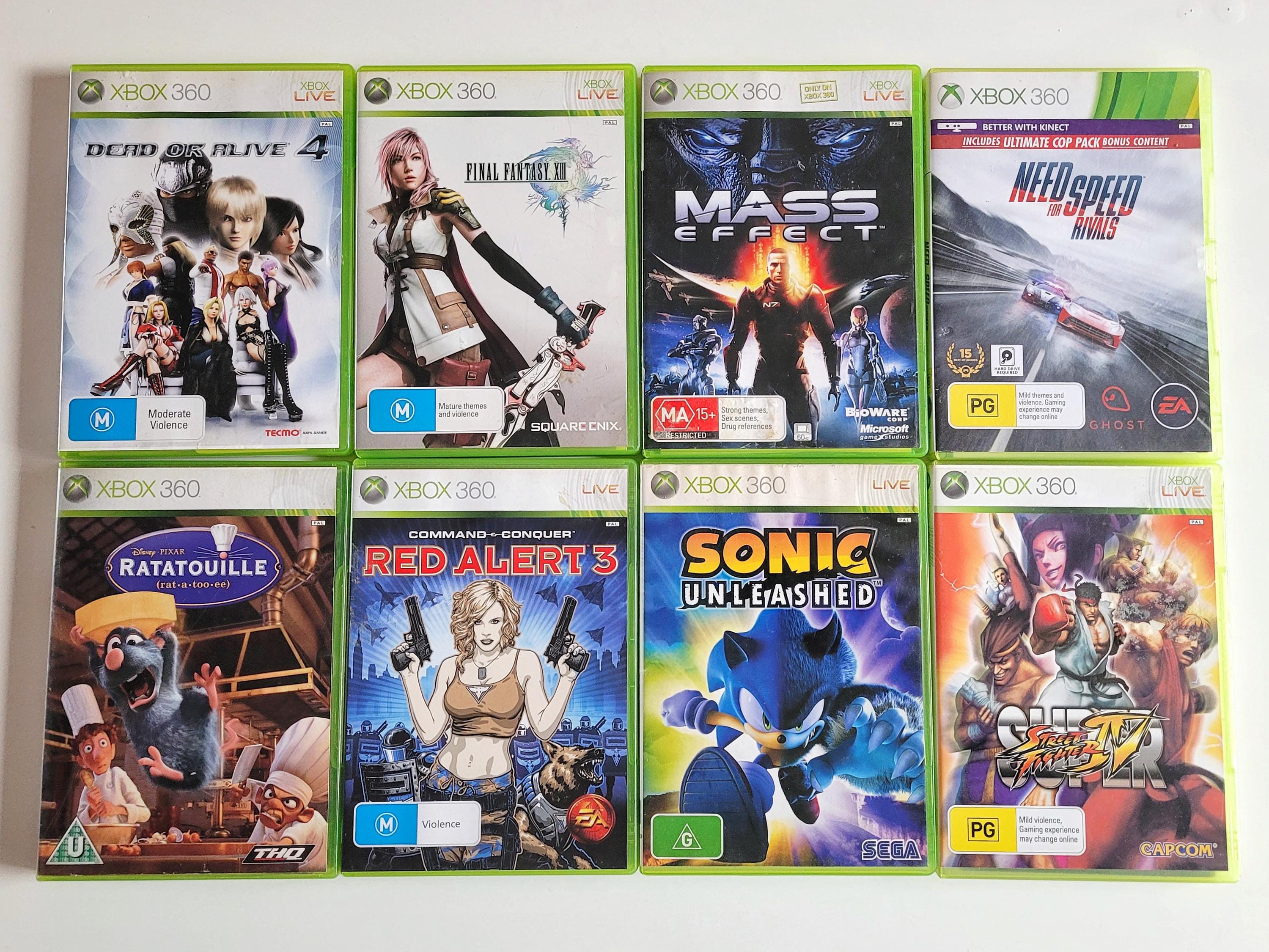 Microsoft XBOX 360 Games PAL Region (for Europe and Oceania) Some