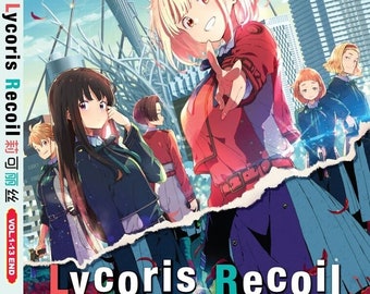 DVD Anime Lycoris Recoil Complete Series (1-13 End) Complete Box