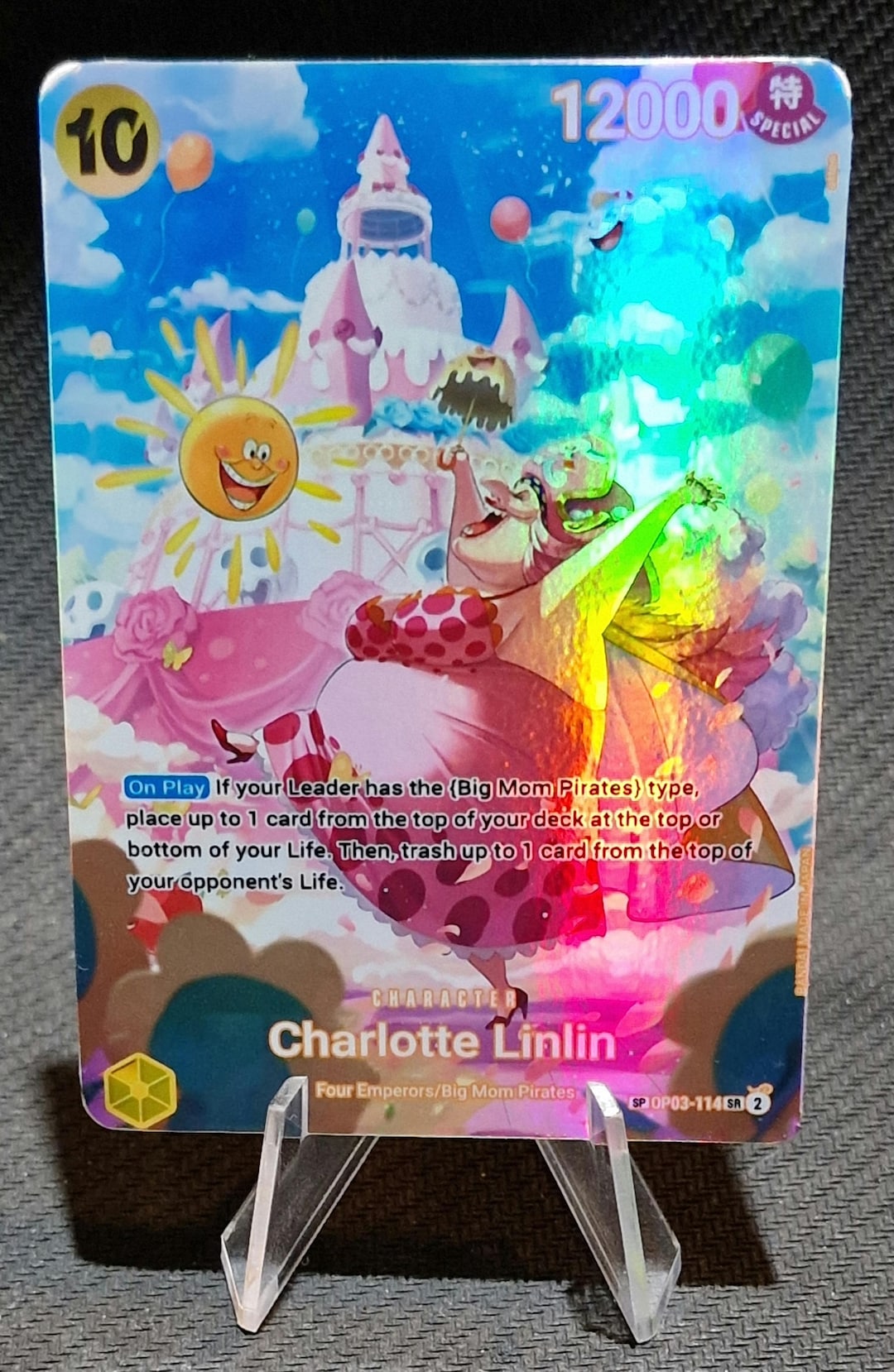One Piece Proxy Card Holo - Charlotte Linlin OP03-114 Special