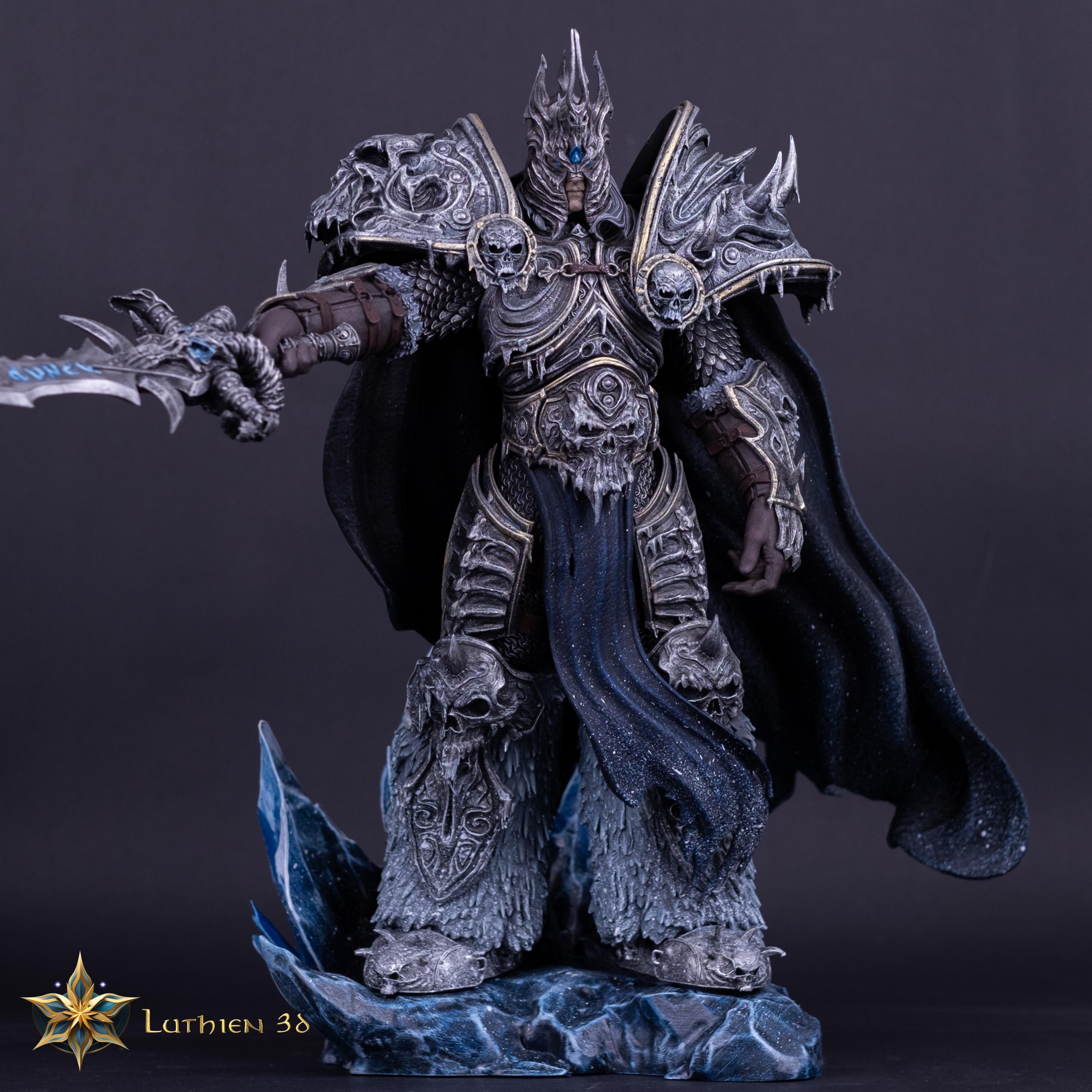Lich King Figure – World of Warcraft Statue – 3D SLA Printed Resin