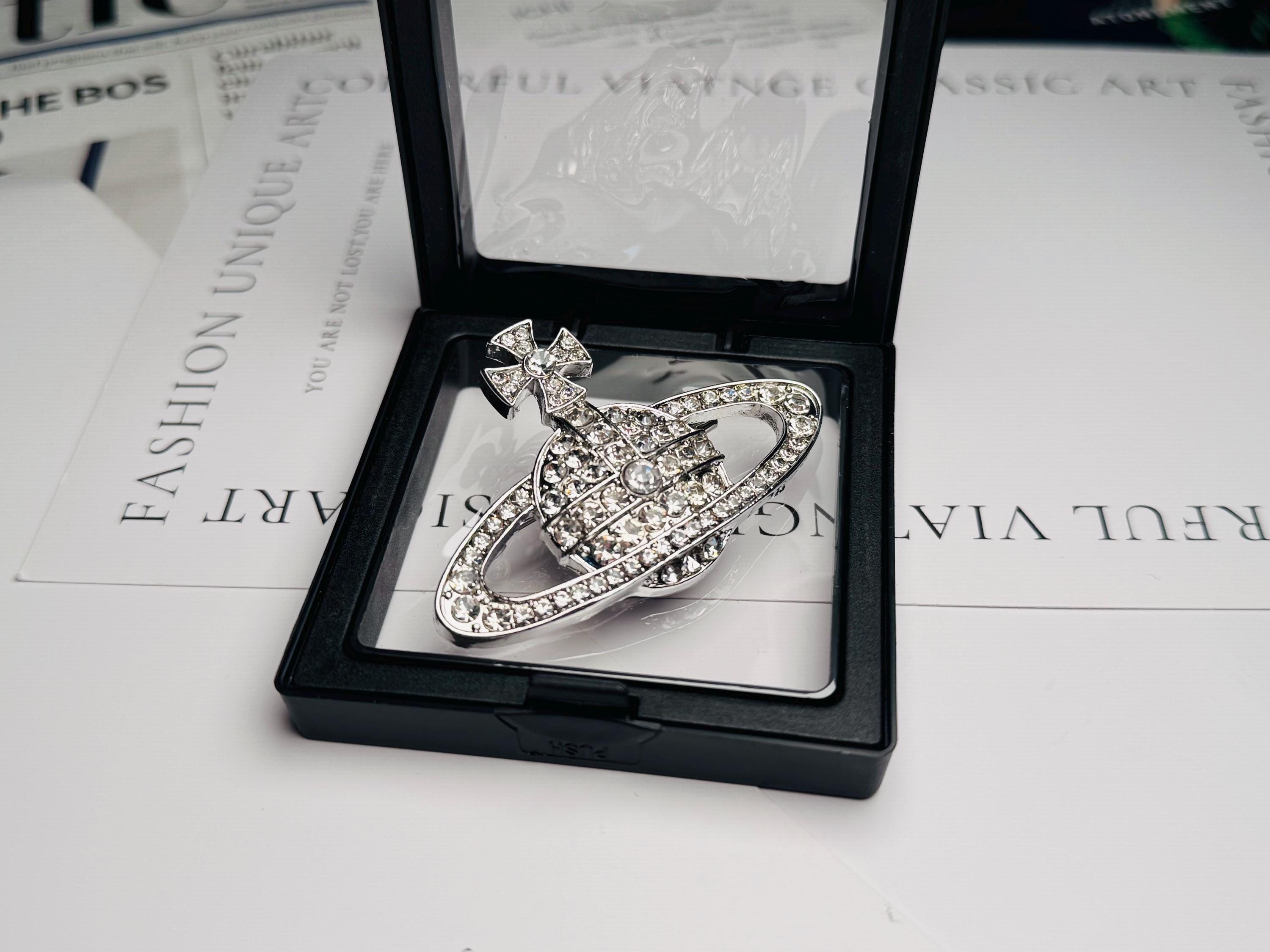 Vivienne Westwood Orb Brooch - Etsy